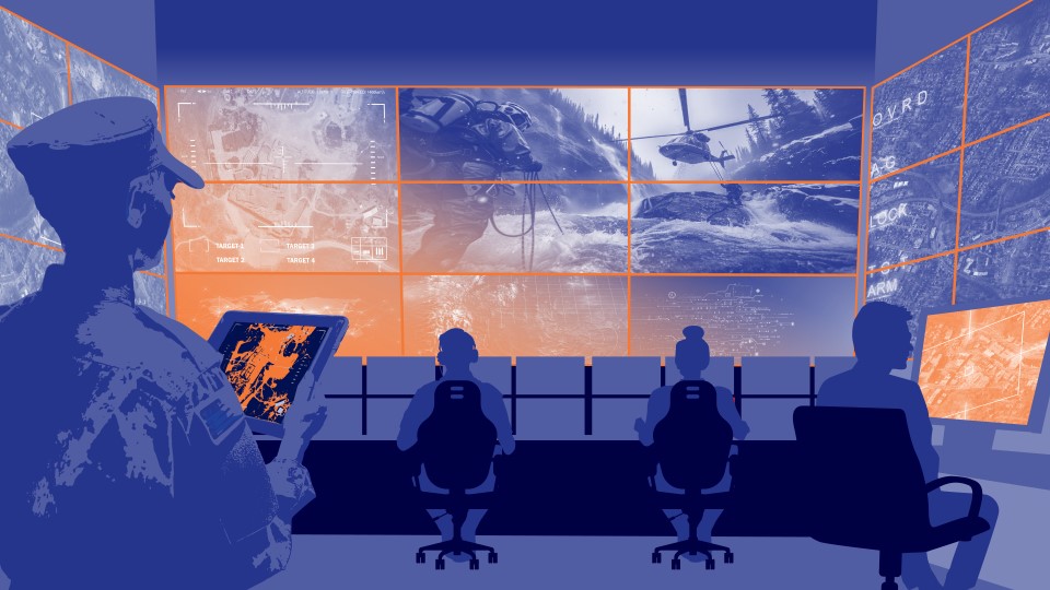 VITEC軍事管制室のイメージ画像